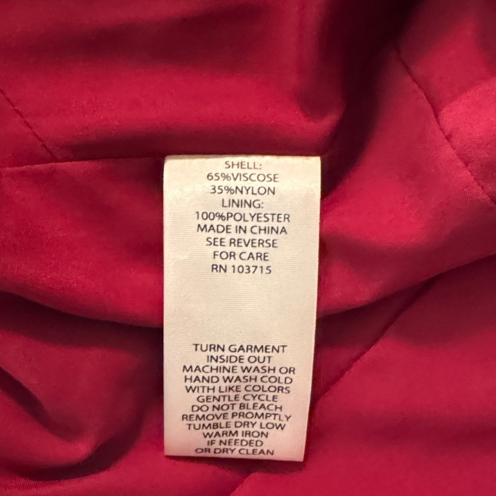 NWOT Nanette Lepore Dark Red/Yellow Burnout Floral Midi Pant Jumpsuit Vintage - Picture 7 of 15
